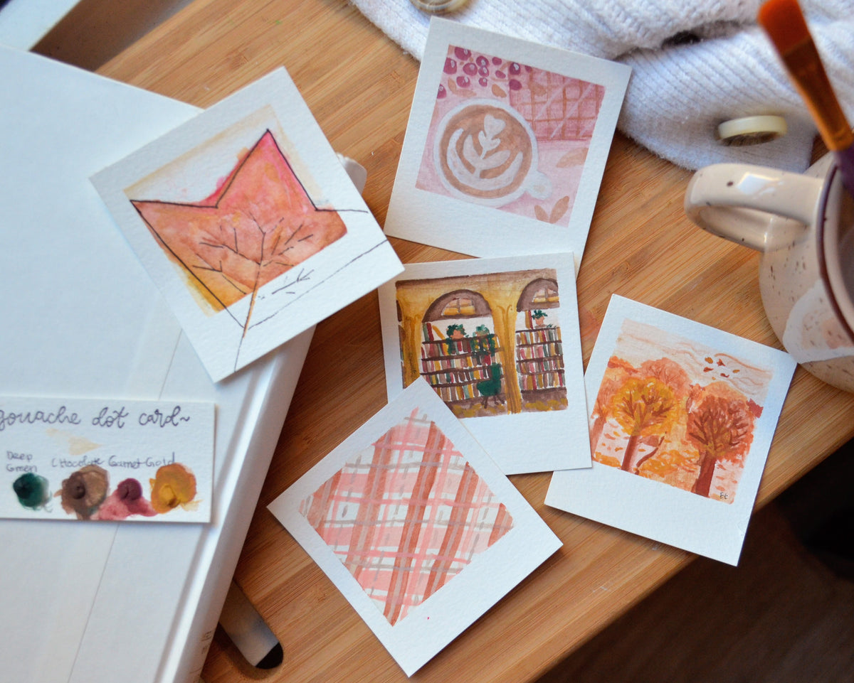 Mini Painting Kit- Autumn Leaves