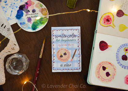 Gift Set Watercolor for Beginners Zine