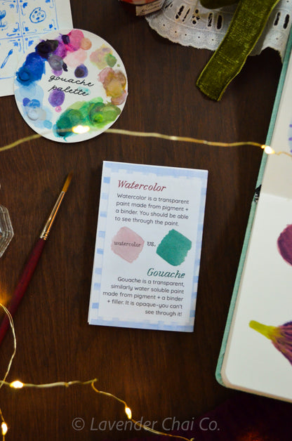 Gift Set Watercolor for Beginners Zine