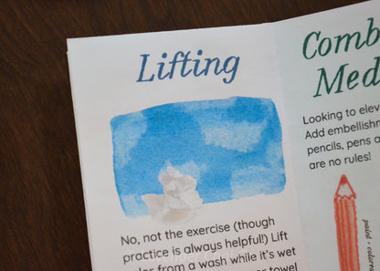 Gift Set Watercolor for Beginners Zine