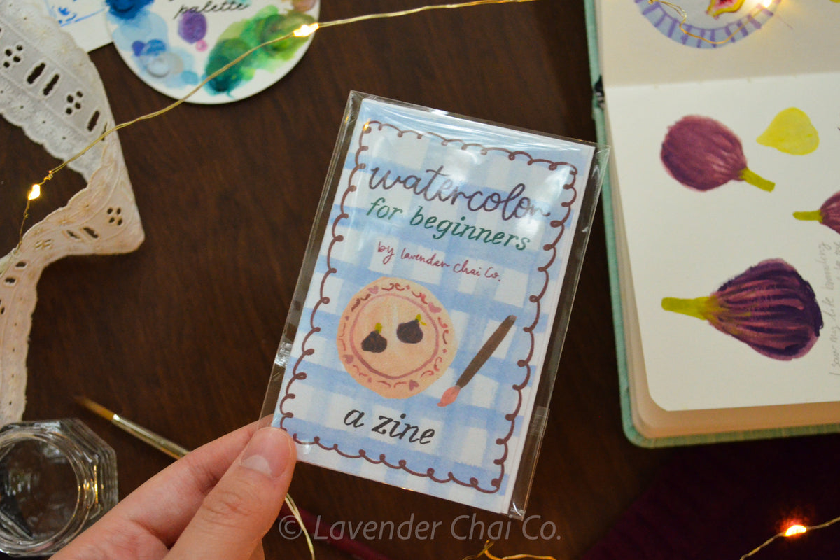Gift Set Watercolor for Beginners Zine