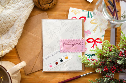 Bundle- Holiday Watercolor Greeting Card Painting Kits