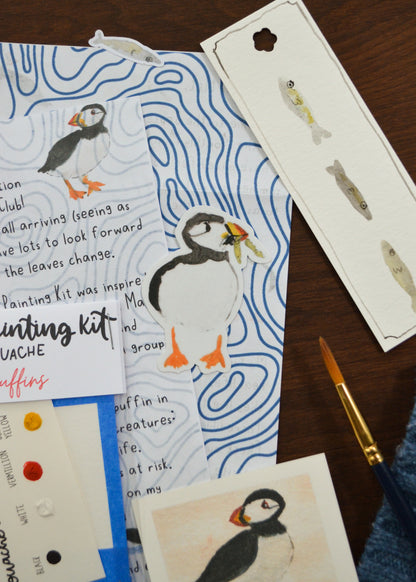 September 2026 Puffins - The Monthly Mini Painting Club Catch Up