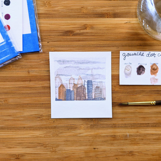 Mini Painting Kit- Downtown Weather