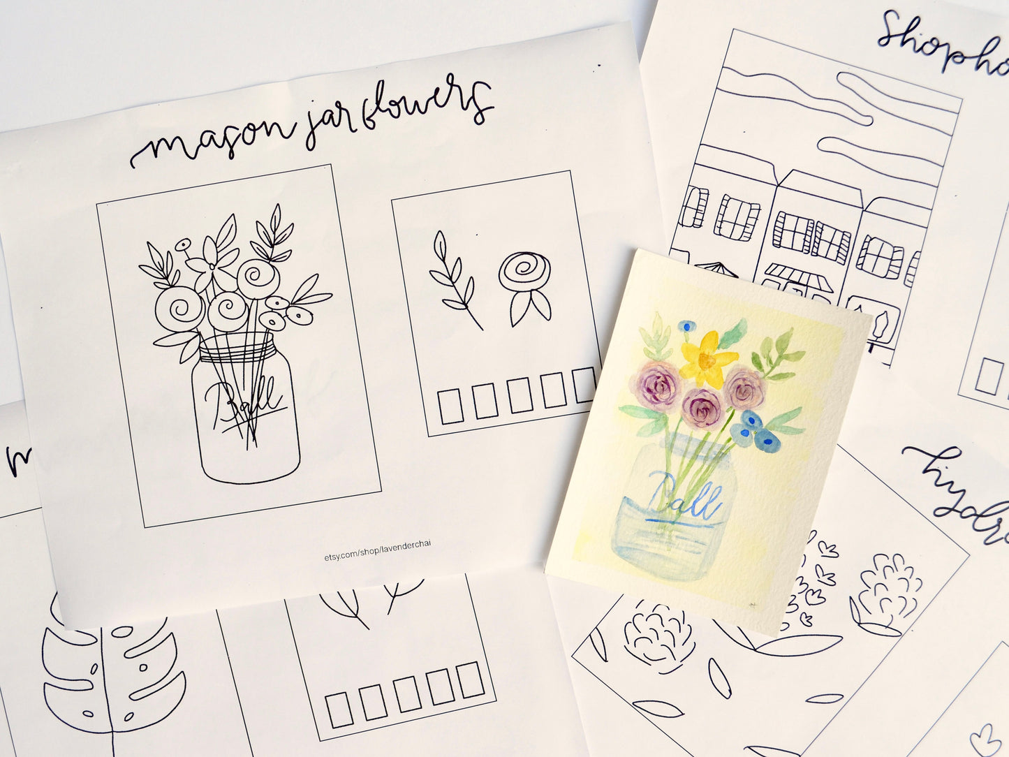 DIY Watercolor Painting Kit