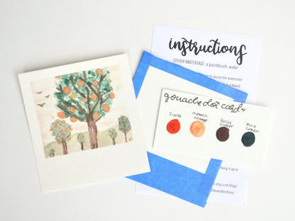 Mini Painting Kit- Orange Grove