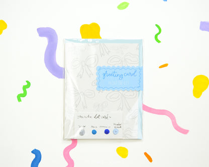 Bows Watercolor Greeting Card Painting Kit