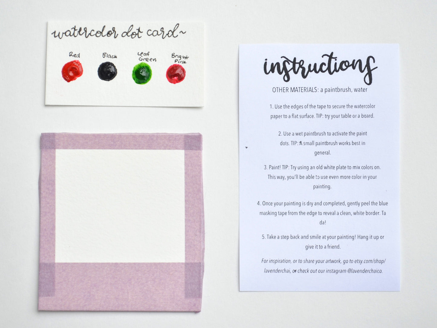 Mini Painting Kit- Strawberries