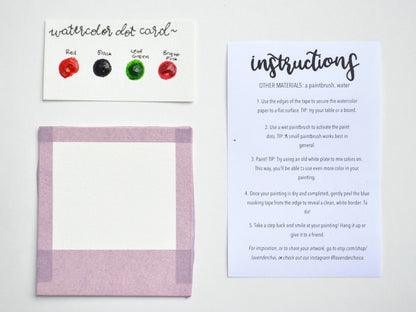 Mini Painting Kit- Strawberries