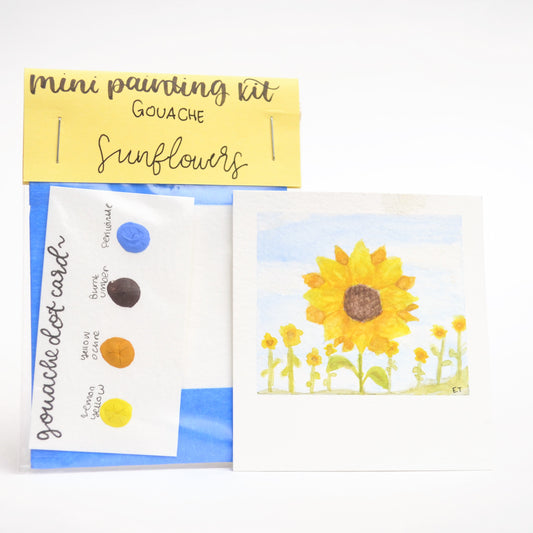 Mini Painting Kit- Sunflowers