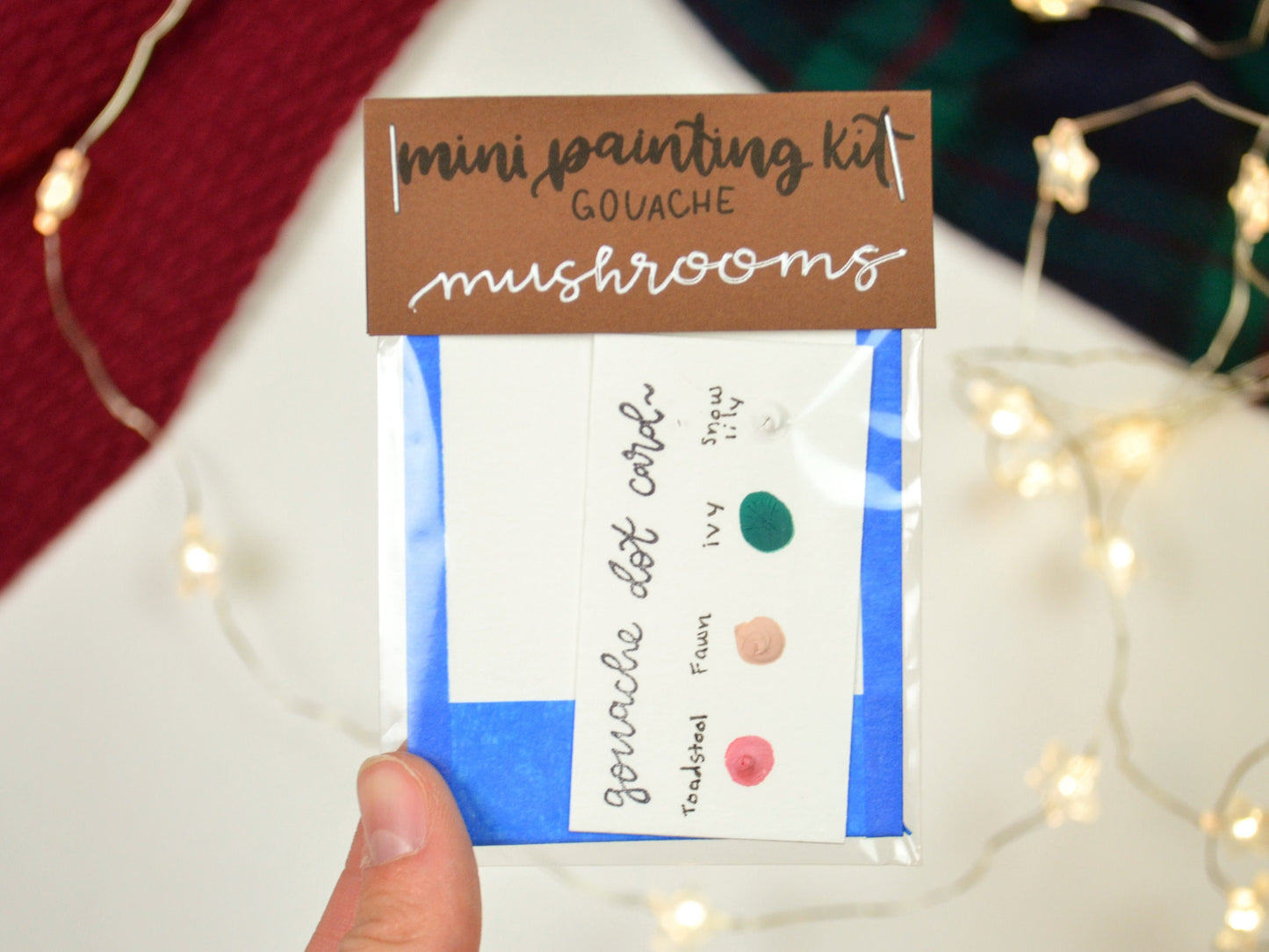 Mini Painting Kit- Mushrooms