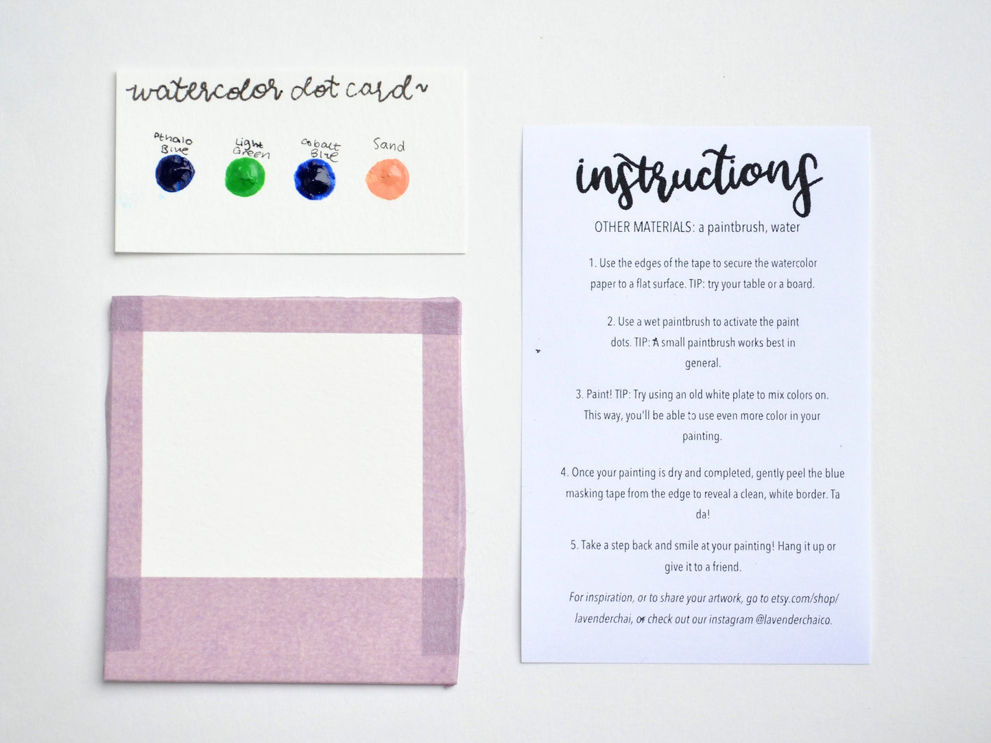 Mini Painting Kit- Beach Day