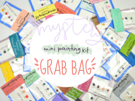 Mystery Grab Bag Mini Painting Kit