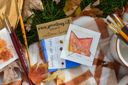 Mini Painting Kit- Autumn Leaves
