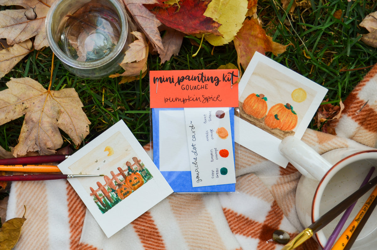 Mini Painting Kit- Pumpkin Spice