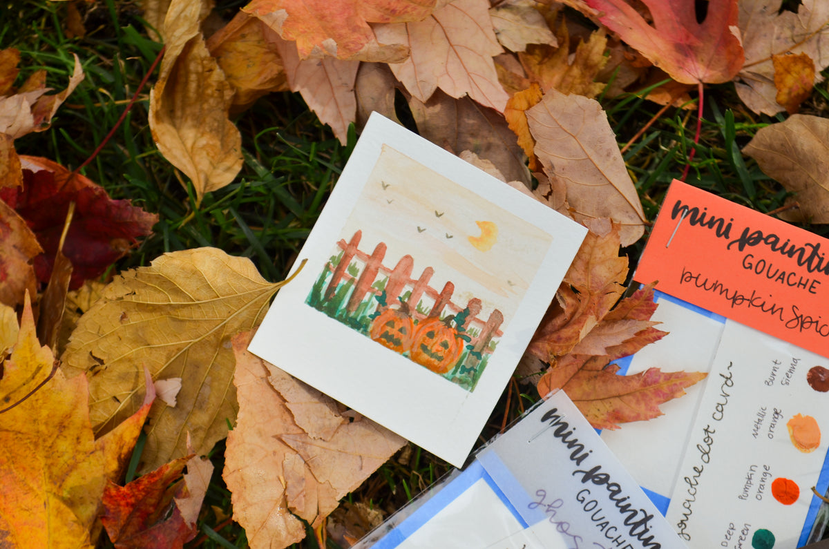 Mini Painting Kit- Pumpkin Spice