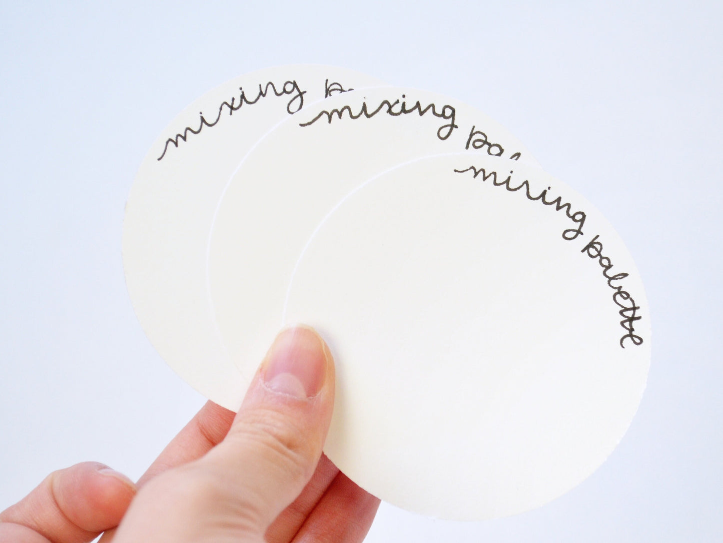 Reusable Mini Mixing Palette- 3 Pack