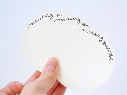 Reusable Mini Mixing Palette- 3 Pack