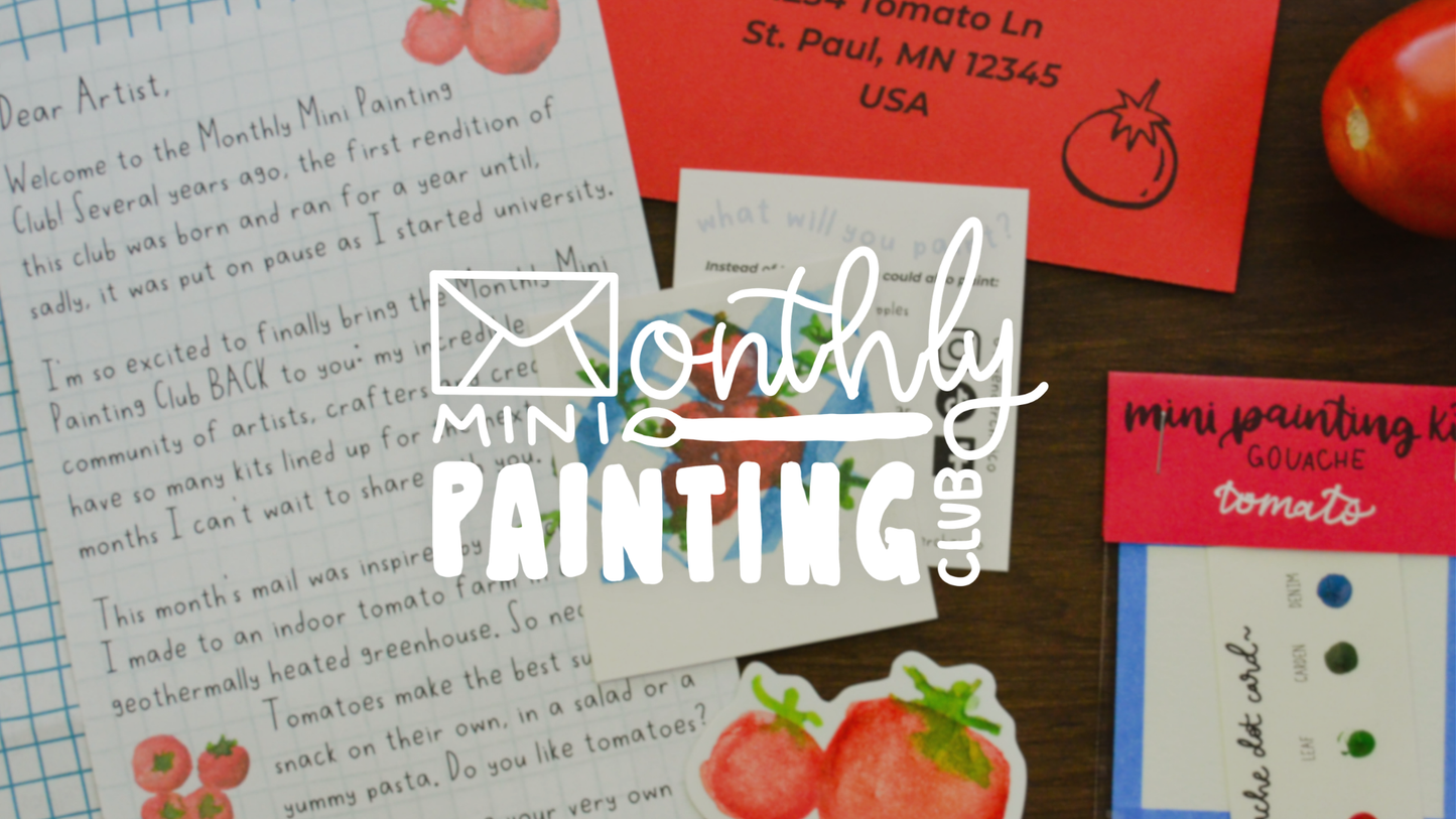 July 2026 Tomatoes - The Monthly Mini Painting Club Catch Up